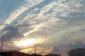 夕焼け空(背景練習)