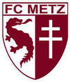 Blason du FC Metz avec la crois de Lorraine et ... le graoully !