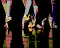 BALLETT IV  2023   -   Acrylfarbe auf LW   -   0,8m x 1,0m