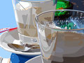 LATTE MACCHIATO II   2008   -   Acrylfarbe auf LW   -   1,2m x 1,6m  sold