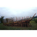 "Rogatsboot" Land Art-Gemeinschaftsprojekt mit der Lebenshilfe Rogatsboden/NÖ, 1994