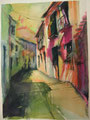 callejuela de Priego. 31 x 41 cm. 2007
