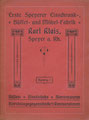 Karl Klais Speyer 1911