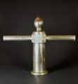 Neusilber Balkensäule 4-leitig ca. 1925 - Herst. unbekannt