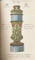 Majolika m. Neusilber-Beschlag um 1904