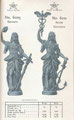 Aufsatzfigur Zink um 1904