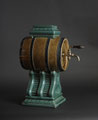 Fass-Säule Majolika Herst. Villeroy & Boch Dresden um 1911