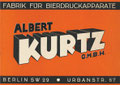 Albert Kurtz Berlin 1938