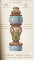 Majolika m. Neusilber-Beschlag um 1904