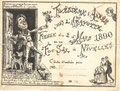 2 mars 1890 - Fiesse au Foc Sâl par la Gavotte (troisième année)