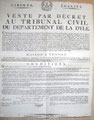 27 octobre 1798 - Vente d'une Hôtellerie, rue Saint-André, portant l'enseigne ANTOINE