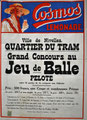 Vers 1930 Concours de jeu de balle au quartier du tram (collection famille Marchand)