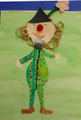 Lustiger Clown, Amelie Unglaube, Klasse 3a