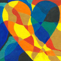 Heart nach Jim Dine, Mira Flegler, Klasse 7