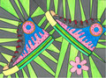 Turnschuhe im PopArtStyle, Ziva Fuchs, Klasse 6