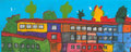 Meine Schule nach Hundertwasser, Leon Kühn, Klasse 4