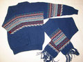 Modell. SSet112 -  Pulli & Schal im Set