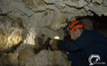 Exploring the left-hand side of the cave (2018).