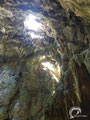 One of the three openings of the cave. 