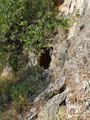 Entrance to the cave.