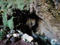 Decorations on the left part of the cave. 