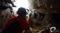 Exploring the left-hand side of the cave (September 2019).