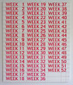 2002-Eeuwigdurende kalender. 95x80cm