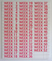 2002-Eeuwigdurende kalender. 95x80cm