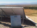 Paneles solares para alimentar el analizador de cloro