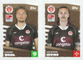 Sticker 464: Hauke Wahl / Sticker 465: Jackson Irvine; Fußball Bundesliga (Offizielle Sticker-Sammlung 2023/2024); Topps