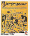 Sticker 134: Programmheft 1947; Sportliche Geschichte; St. Pauli Sammeln! Panini Bilderdienst, Stuttgart