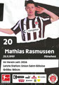 Rückseite Autogrammkarte: Saison 2025/26 (1. Bundesliga)