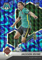 Trading Card 147: Jackson Irvine (Mosaic Reactive Blue); 2021-22 Panini Mosaic Road to FIFA World Cup Soccer Cards; (Panini America)
