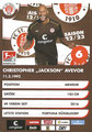 Christopher Avevor; Rückseite Autogrammkarte: Saison 2022/23 (2. Bundesliga)