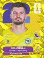 Sticker AUS 15: Connor Metcalfe; FIFA World Cup 2026 CAN MEX USA (Gold Flood Crumple-Edition); Panini Bilderdienst