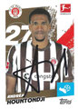 Sticker 268 signiert: Andreas Hountondji; Fußball Bundesliga (Offizielle Sticker-Sammlung 2025/2026); Topps