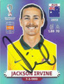 Sticker AUS 12 mit Originalunterschrift: Qatar 2022 (Fifa World Cup); Standard Edition; Panini Bilderdienst