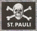 Sticker 3: Totenkopf: Serie ohne Namen; St. Pauli Sammeln! Panini Bilderdienst, Stuttgart