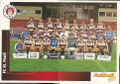 Sticker 433: Mannschaftsbild (links), Sticker 434: Mannschaftsbild (rechts); Fußball' 96; Panini Bilderdienst, Unterschleißheim 
