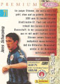 Trading Card 71: Rückseite Trading Card; Panini Premium Cards 95/96; Panini Bilderdienst, Nettetal, Kaldenkirchen