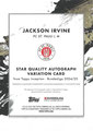 Trading Card ohne Nummer: Rückseite Trading Card (Green 26/75): Jackson Irvine; Inception (Bundesliga 2024/25); Topps