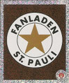 Sticker 155: Fanladen; Fanladen St. Pauli; St. Pauli Sammeln! Panini Bilderdienst, Stuttgart