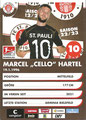 Marcel Hartel; Rückseite Autogrammkarte: Saison 2022/23 (2. Bundesliga)