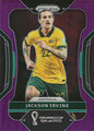 Trading Card 284: Jackson Irvine (Purple 109/199); Prizm FIFA World Cup Qatar 2022 Soccer Cards; (Panini America)
