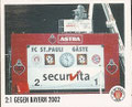 Sticker 148: 2:1 gegen Bayern 2002; Sportliche Geschichte; St. Pauli Sammeln! Panini Bilderdienst, Stuttgart