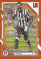 Trading Card 90: Andreas Hountondji (Orange Wave 06/25); Topps Chrome Bundesliga 2025/26; Topps