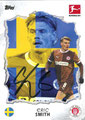 Trading Card ohne Nummer mit Originalunterschrift: Eric Smith; International Stars 2024/25; Topps