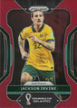 Trading Card 284: Jackson Irvine (Red 314/399); Prizm FIFA World Cup Qatar 2022 Soccer Cards; (Panini America)