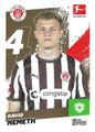 Sticker 261: David Nemeth; Fußball Bundesliga (Offizielle Sticker-Sammlung 2025/2026); Topps