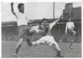 Sammelbild 4: Wojtkowiak (HSV) - K.H. Gehmlich (VfL Osnabrück); Fußballsport; Heinrich Schüttenberg - Osnabrück